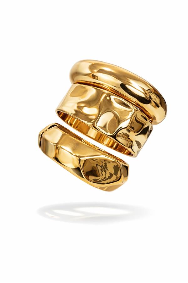 Adelaida Üçlü Çelik Bileklik Set